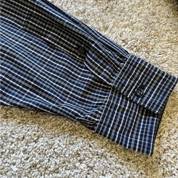 Calvin Klein Garment Wash Men’s Plaid Long Sleeve Button Down Blue Size XXL - Picture 9 of 10